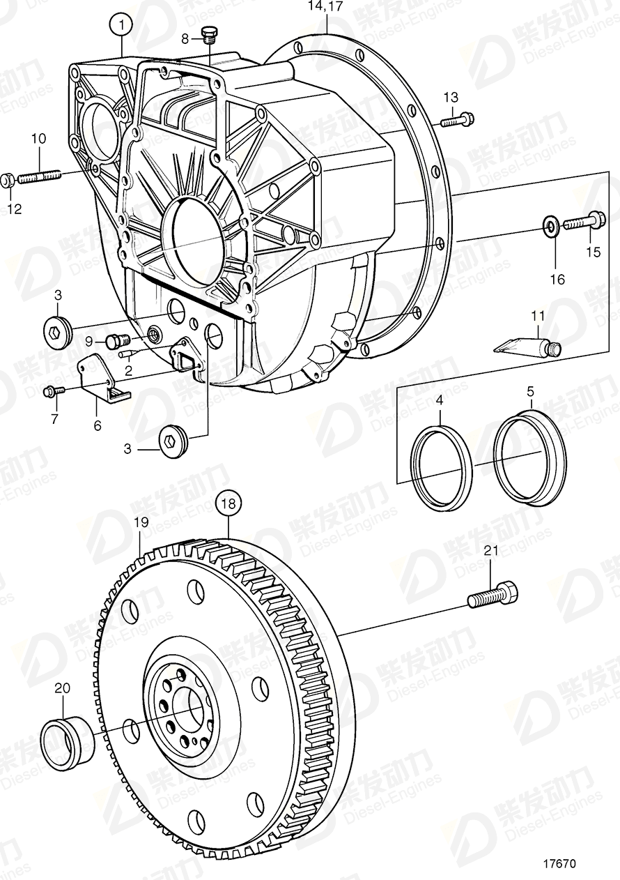 VOLVO Plug 477777 Drawing